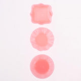 Maxbell 30pcs 1/6 Dollhouse Miniature Plastic Plates Set Tableware Accessories Pink - Aladdin Shoppers