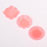 Maxbell 30pcs 1/6 Dollhouse Miniature Plastic Plates Set Tableware Accessories Pink - Aladdin Shoppers