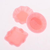 Maxbell 30pcs 1/6 Dollhouse Miniature Plastic Plates Set Tableware Accessories Pink - Aladdin Shoppers