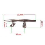 Maxbell 316 Marine Stainless Steel 6 inch Boat Mooring Cleat Dock Deck Rope Cleat - Aladdin Shoppers