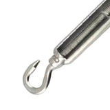 Maxbell 316 Stainless Steel DIN1480 Eye Hook Turnbuckle Wire Rope Cable Tension 10mm - Aladdin Shoppers