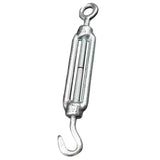 Maxbell 316 Stainless Steel DIN1480 Eye Hook Turnbuckle Wire Rope Cable Tension 6mm - Aladdin Shoppers