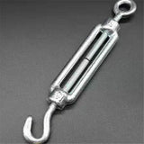 Maxbell 316 Stainless Steel DIN1480 Eye Hook Turnbuckle Wire Rope Cable Tension 6mm - Aladdin Shoppers