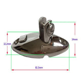 Maxbell 316 Stainless Steel Marine Boat Hatch Swivel Hinge Mount Deck Hardware - Aladdin Shoppers