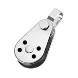 Maxbell 316 Stainless Steel Pulley Block Rope Runner Kayak Boat Trolley Accessories - Aladdin Shoppers