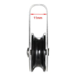 Maxbell 316 Stainless Steel Pulley Blocks Rope Runner Kayak Boat Trolley Accessories - Aladdin Shoppers