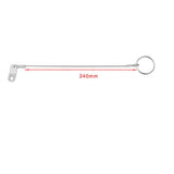 Maxbell 316 Stainless Steel Quick Release Pin Lanyard for Boat Deck Hinge 240mm - Aladdin Shoppers
