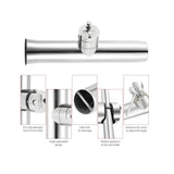 Maxbell 316 stainless steel Wall Side Mounted Fishing Rack Boat Accessary OD 19-26mm - Aladdin Shoppers