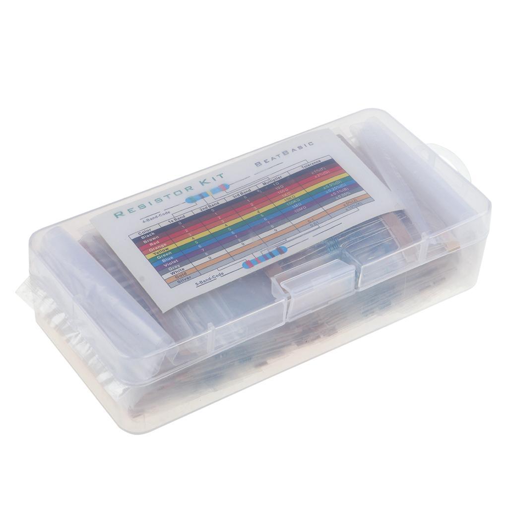 Maxbell 35 Values 1% Resistor Kit Assortment 0 Ohm - 1M Ohm (Pack of 1140) - Aladdin Shoppers