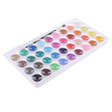 Maxbell 36 Colors Fundamentals Watercolor Pan - Watercolor Paint Set by Crafts Artist Paint Set for Drawing Painting - Aladdin Shoppers