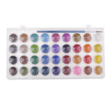 Maxbell 36 Colors Solid Watercolor Paints Pan Pigment Set With Painting Brush for Kids Children Artist Beginner Painting Kit - Aladdin Shoppers