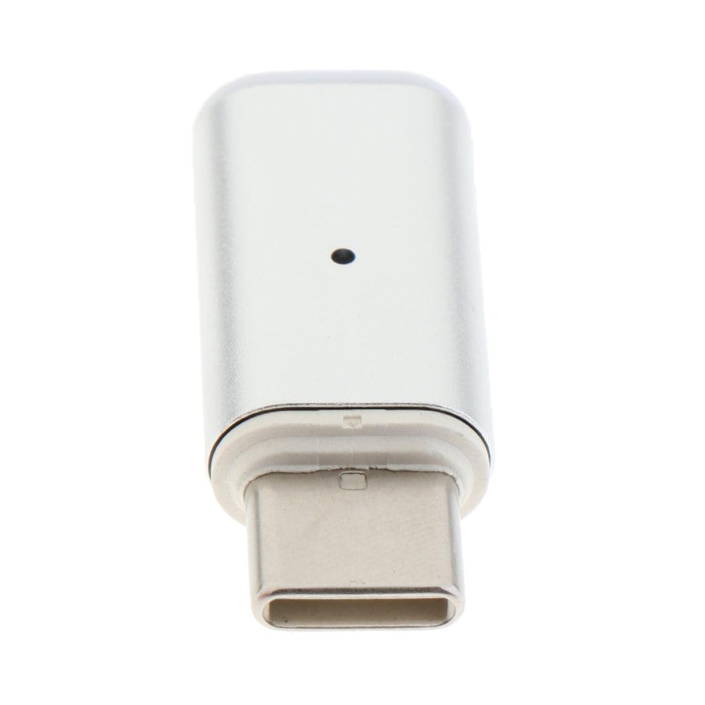 Maxbell 3A Magnetic Type-C To Type-C Charger Adapter for Type-C Cable Silver - Aladdin Shoppers