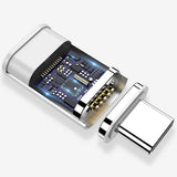 Maxbell 3A Magnetic Type-C To Type-C Charger Adapter for Type-C Cable Silver - Aladdin Shoppers