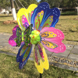 Maxbell 3D Butterfly Colorful Windmill Wind Whirligig Yard Garden Decor Kids Toy - Aladdin Shoppers
