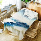Maxbell 3D Digital Printed Rectangle Polyester Tablecloth Landscape 140x180cm - Aladdin Shoppers