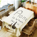 Maxbell 3D Digital Printed Rectangle Polyester Tablecloth Two Giraffe 150x210cm - Aladdin Shoppers