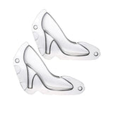 Maxbell 3D High Heel Shoe Mold Chocolate Mold Fondant Cake Candy Mold Decor DIY L - Aladdin Shoppers