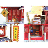 Maxbell 3D Jigsaw Wood Miniature 1/24 DIY Doll House Kit Furniture Model Chinese Inn - Aladdin Shoppers