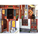 Maxbell 3D Jigsaw Wood Miniature 1/24 DIY Doll House Kit Model - Chinese Satin Shop - Aladdin Shoppers
