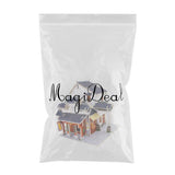 Maxbell 3D Jigsaw Wood Miniature 1/24 DIY Doll House Kit Model - Chinese Satin Shop - Aladdin Shoppers
