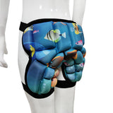 Maxbell 3D Padded Hip Protective Short Boy Girl Butt EVA Padded Short Pant Blue - Aladdin Shoppers