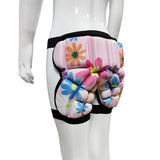 Maxbell 3D Padded Hip Protective Short Boy Girl Butt EVA Padded Short Pant Pink - Aladdin Shoppers