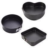 Maxbell 3Pc Springform Pan set Nonstick Leakproof Cake Pan Bakeware Cheesecake Pan - Aladdin Shoppers