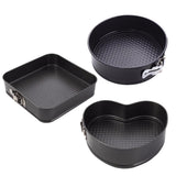 Maxbell 3Pc Springform Pan set Nonstick Leakproof Cake Pan Bakeware Cheesecake Pan - Aladdin Shoppers