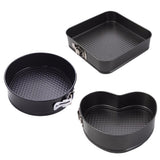 Maxbell 3Pc Springform Pan set Nonstick Leakproof Cake Pan Bakeware Cheesecake Pan - Aladdin Shoppers