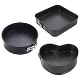 Maxbell 3Pc Springform Pan set Nonstick Leakproof Cake Pan Bakeware Cheesecake Pan - Aladdin Shoppers