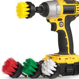 Maxbell 3PCS 2/4/5inch Tile Grout Cleaning Drill brush Scrub Brush Drill Kit Blue - Aladdin Shoppers