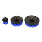 Maxbell 3PCS 2/4/5inch Tile Grout Cleaning Drill brush Scrub Brush Drill Kit Blue - Aladdin Shoppers