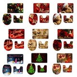 Maxbell 3pcs Toilet Seat Cover Rug Bathmat Bathroom Xmas Home Decor Party Decor 1 - Aladdin Shoppers