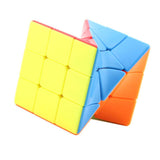 Maxbell 3x3x3 Irregular Twist Skewb Magic Cube, Speed Twisty Puzzles, Brain Teaser Toy - Aladdin Shoppers
