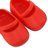 Maxbell 4 Pairs Plastic Single Shoes Flats for 16inch Sharon Dolls Clothing Accessories - Aladdin Shoppers