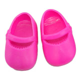 Maxbell 4 Pairs Plastic Single Shoes Flats for 16inch Sharon Dolls Clothing Accessories - Aladdin Shoppers