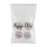 Maxbell 4 Pcs Coffee Mug Cup Coaster Charistmas/Toucan Decor Round Placemat Mat 10cm Christmas Theme - Aladdin Shoppers