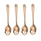Maxbell 4 Pcs Stainless Steel Sugar Tea Spoon Polished Stirring Spoons Set Rose Gold - Aladdin Shoppers