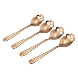 Maxbell 4 Pcs Stainless Steel Sugar Tea Spoon Polished Stirring Spoons Set Rose Gold - Aladdin Shoppers