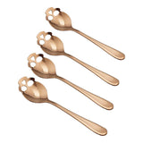 Maxbell 4 Pcs Stainless Steel Sugar Tea Spoon Polished Stirring Spoons Set Rose Gold - Aladdin Shoppers