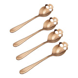 Maxbell 4 Pcs Stainless Steel Sugar Tea Spoon Polished Stirring Spoons Set Rose Gold - Aladdin Shoppers