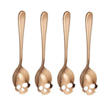 Maxbell 4 Pcs Stainless Steel Sugar Tea Spoon Polished Stirring Spoons Set Rose Gold - Aladdin Shoppers