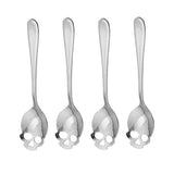 Maxbell 4 Pcs Stainless Steel Sugar Tea Spoon Polished Stirring Spoons Set Silver - Aladdin Shoppers