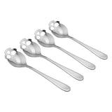 Maxbell 4 Pcs Stainless Steel Sugar Tea Spoon Polished Stirring Spoons Set Silver - Aladdin Shoppers
