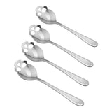 Maxbell 4 Pcs Stainless Steel Sugar Tea Spoon Polished Stirring Spoons Set Silver - Aladdin Shoppers