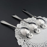 Maxbell 4 Pcs Stainless Steel Sugar Tea Spoon Polished Stirring Spoons Set Silver - Aladdin Shoppers