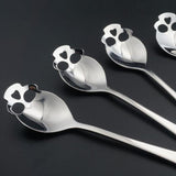 Maxbell 4 Pcs Stainless Steel Sugar Tea Spoon Polished Stirring Spoons Set Silver - Aladdin Shoppers
