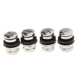 Maxbell 4 PCS Tubeless Wheel Dust Caps Tire Valve Stems ,Vehicle Universal fit - Aladdin Shoppers