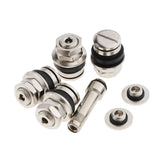 Maxbell 4 PCS Tubeless Wheel Dust Caps Tire Valve Stems ,Vehicle Universal fit - Aladdin Shoppers