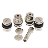 Maxbell 4 PCS Tubeless Wheel Dust Caps Tire Valve Stems ,Vehicle Universal fit - Aladdin Shoppers